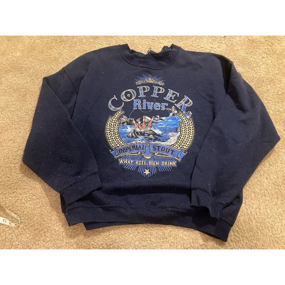 Vintage Copper River Imperial Stout Sweatshirt Men’s 2XL Read Description